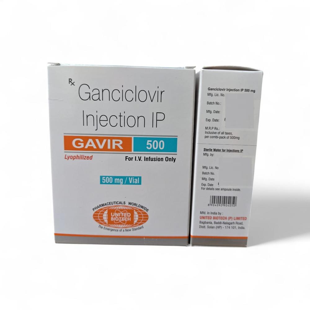 Ganciclovir 500mg(Gavir 500mg Injection)