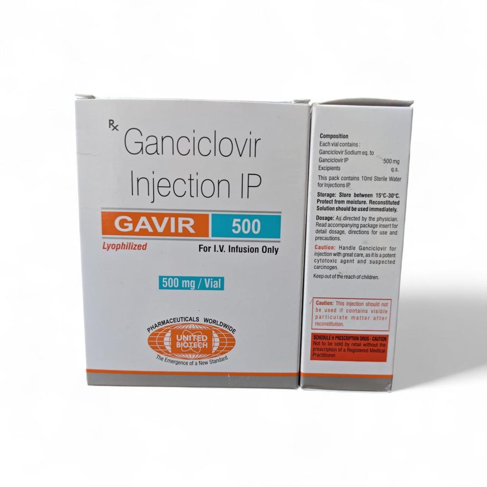 Ganciclovir 500mg(Gavir 500mg Injection)