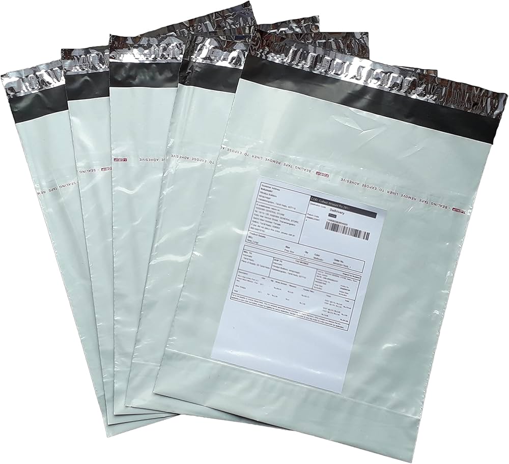 Courier Bags With Pod Pouch white