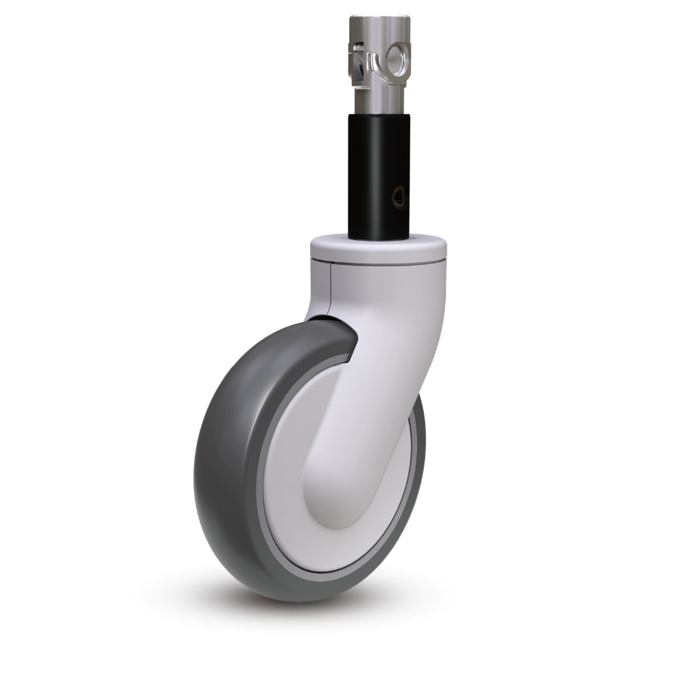 Medical Castors And Wheels For Operating Tables & Surgical Equipment Trolley - Load Capacity: 150 Kilograms (Kg)