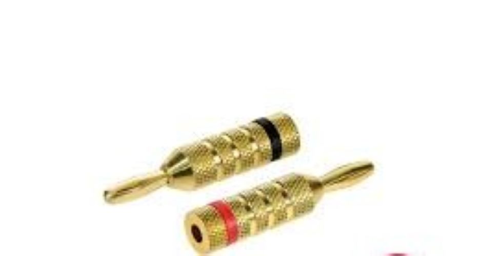 Spring clip Speaker Terminal Gold Plated , Current Rating: 5 A
