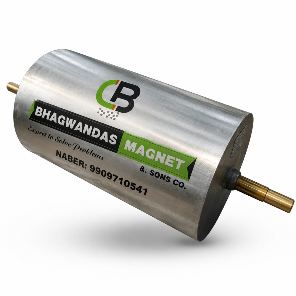 Magnetic Pully - Stainless Steel, 150-1200mm Diameter, 1500-6000 Gauss | Corrosion Resistant, Self-powered, Maintenance-free