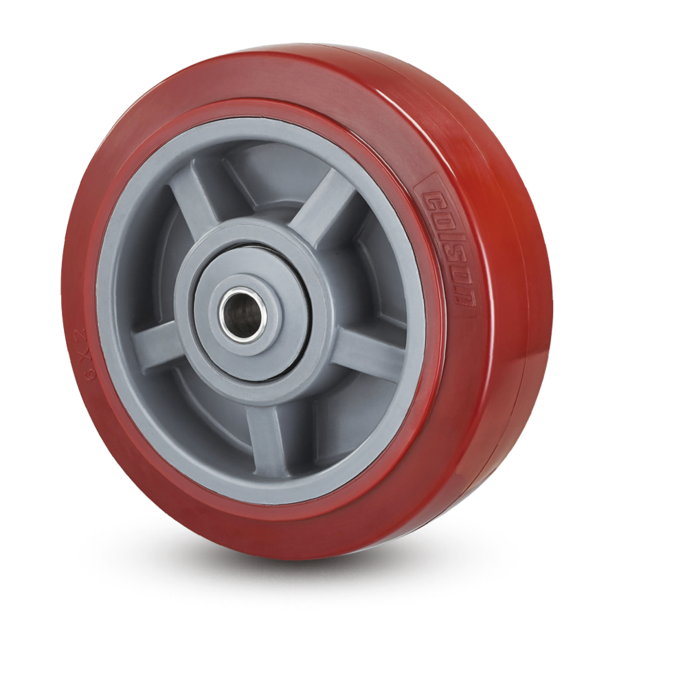 Wheels and Castors with PU Tread