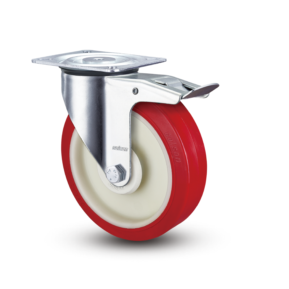 Wheels and Castors with PU Tread