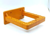 Pvc Rungs Foot Steps (anchor Type) - Pvc Encapsulated Steel, 265x165 Mm, Yellow/black | Anti-slip, Corrosion Resistant, Rounded Edges, Anchor Fastening