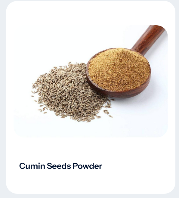 Cumin seeds powder