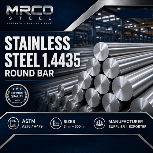Stainless Steel 1.4435 Round Bar Manufacturer, Supplier & Exporter