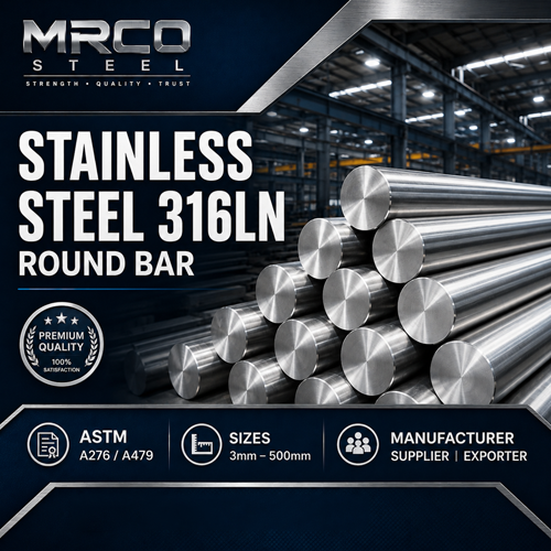 Stainless Steel 316LN Round Bar Manufacturer, Supplier & Exporter