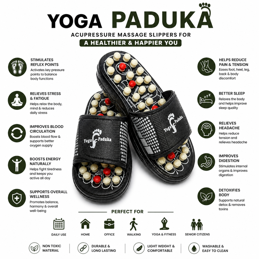 Foot Therapy Yoga Paduka Slipper