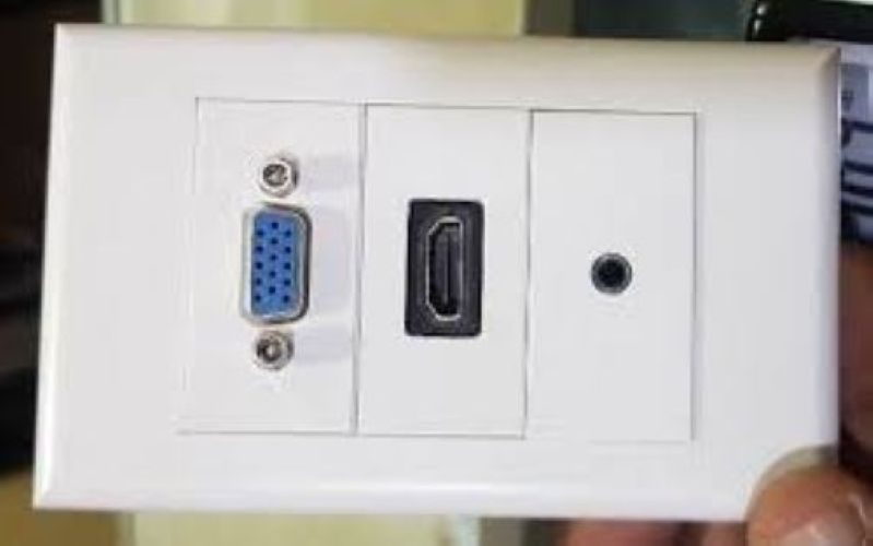 Audio Video Face Wall Plate Rectangle