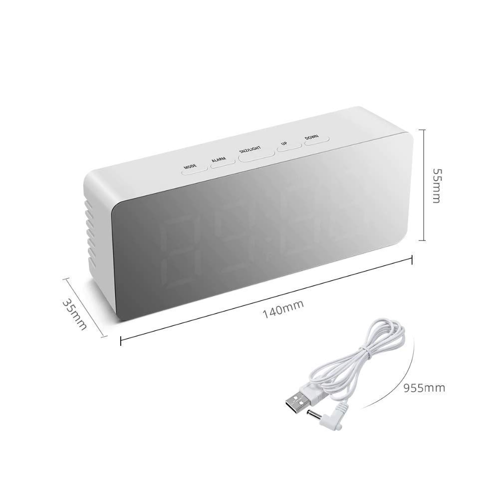 Digital Mirror Alarm Clock