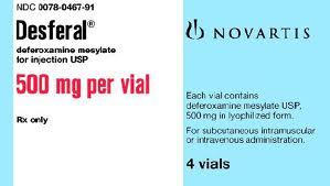 डेस्फेरल 500 एमजी