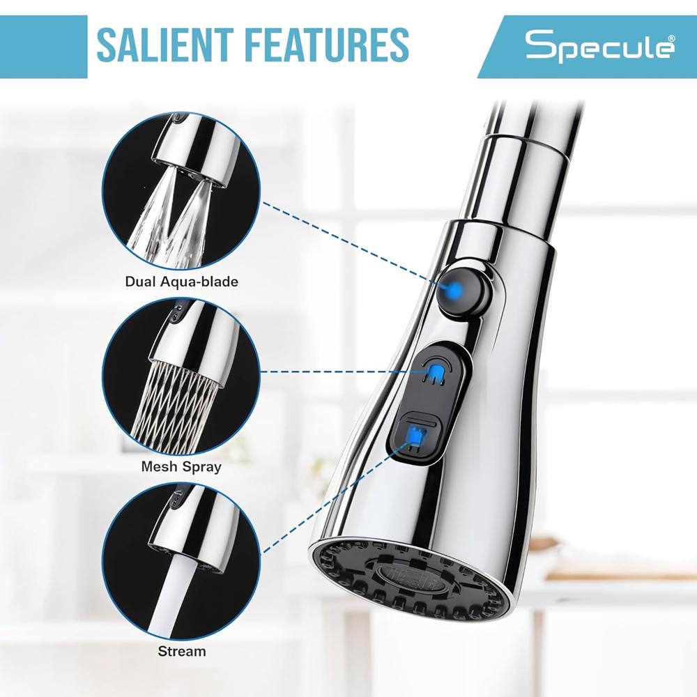 360 faucet splash head