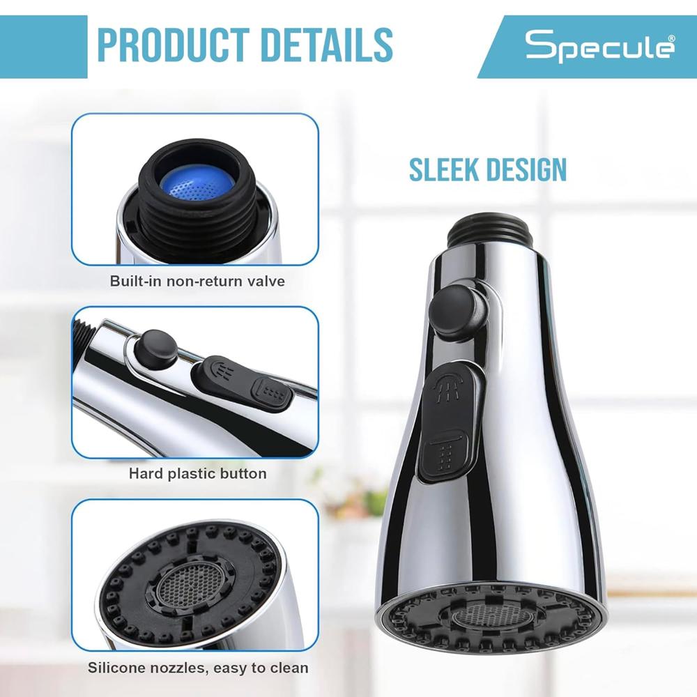 360 faucet splash head