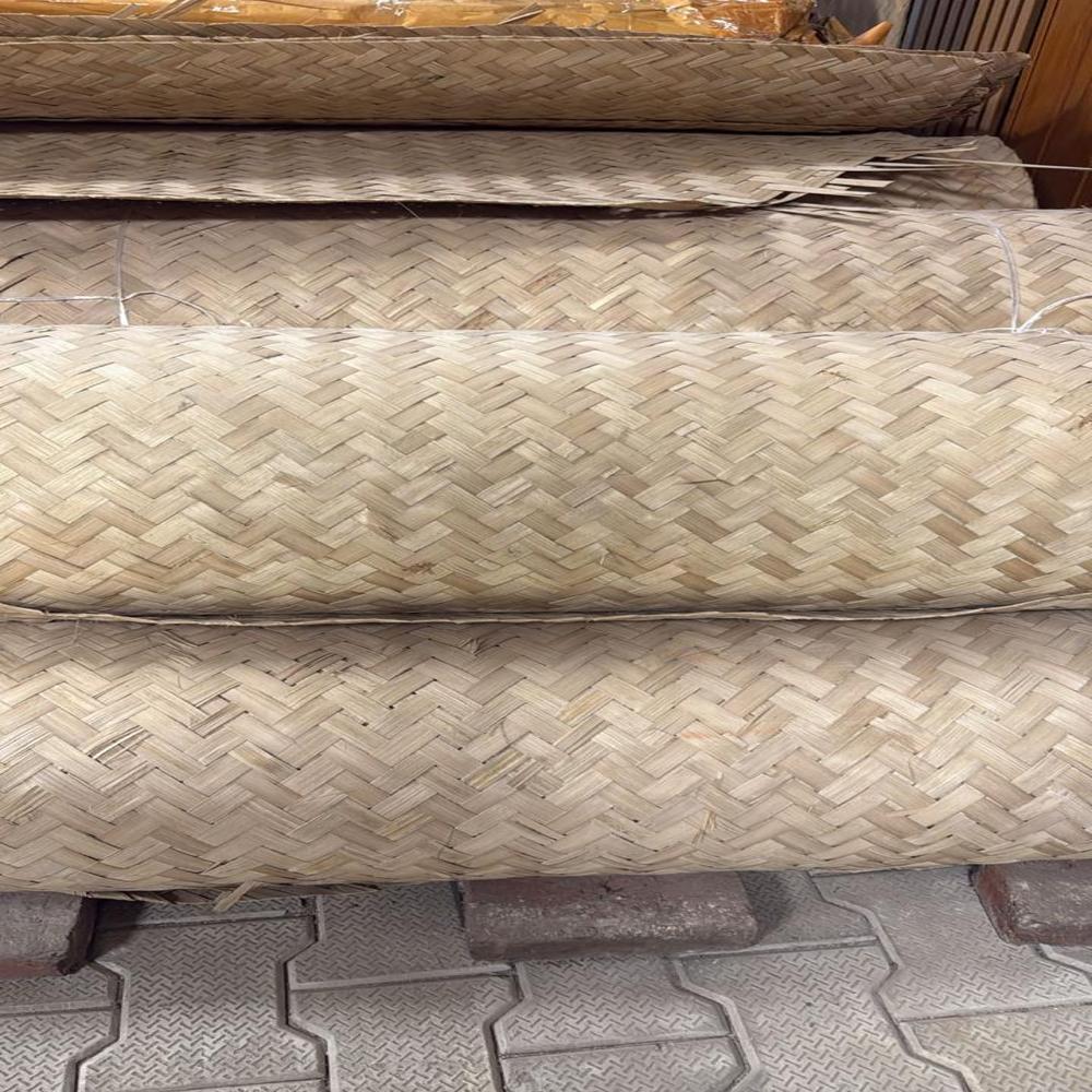 Handmade Eco-Friendly Traditional Bamboo Chatai Mat for Wall & Ceiling Decoration Resort & Cafe Interiors Aesthetic traditional