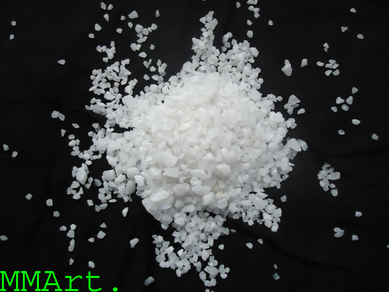 Natural White Quartz Silica Sand for Industrial Purposes and Decorative Constructions in Bulk