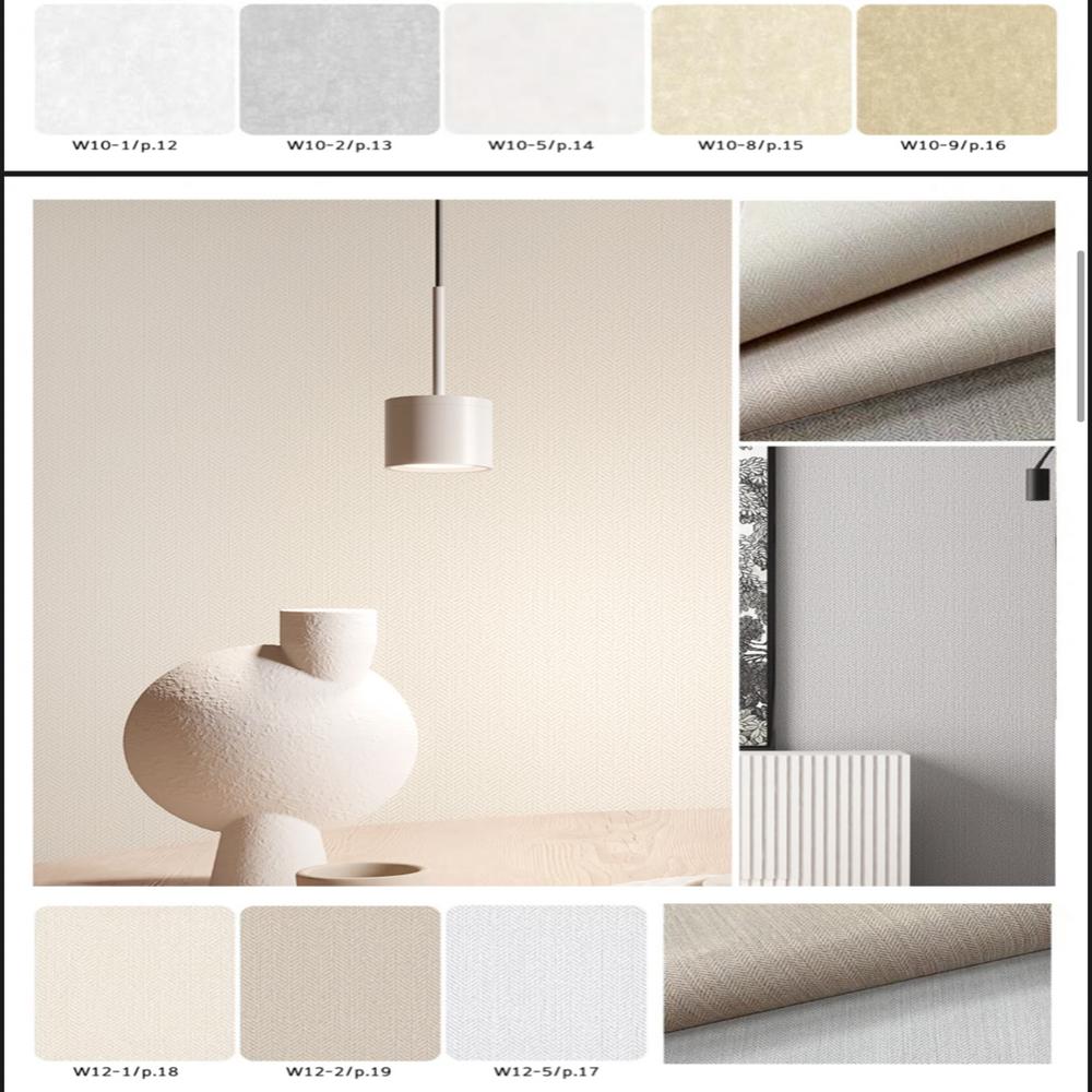 World of Texture 4 series, Premium wall covering, Imported wallpaper, Fabric feel, paper base with vinyl wallcovering