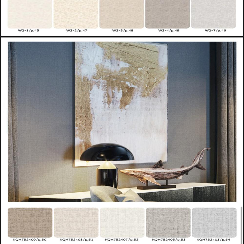 World of Texture 4 series, Premium wall covering, Imported wallpaper, Fabric feel, paper base with vinyl wallcovering