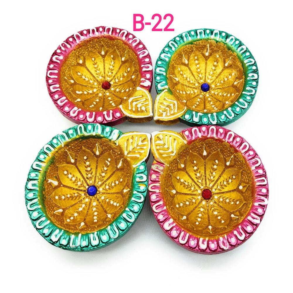 Handmade Clay Diyas