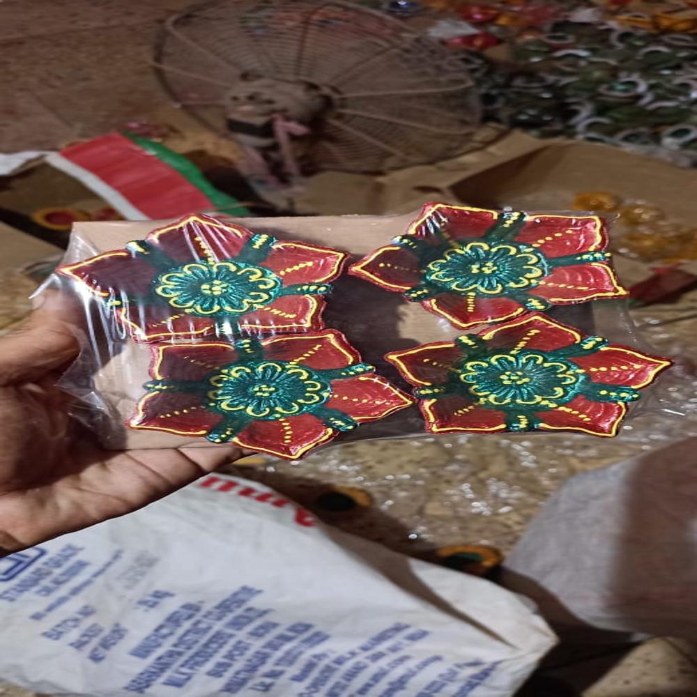 Handmade Clay Diyas