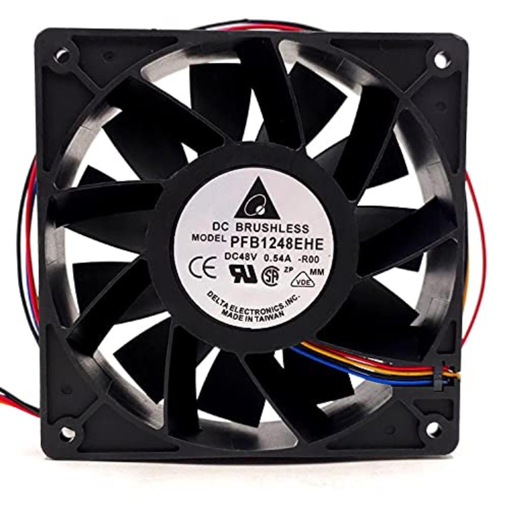 DELTA PFB1248EHE 48V DC 0.54A 12038mm Ball Bearing Industrial Inverter Axial Cooling Fan