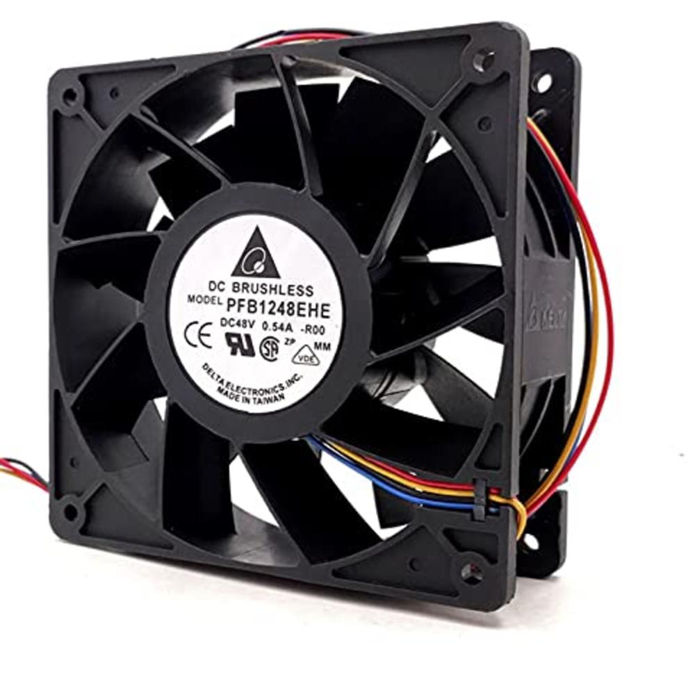 DELTA PFB1248EHE 48V DC 0.54A 12038mm Ball Bearing Industrial Inverter Axial Cooling Fan