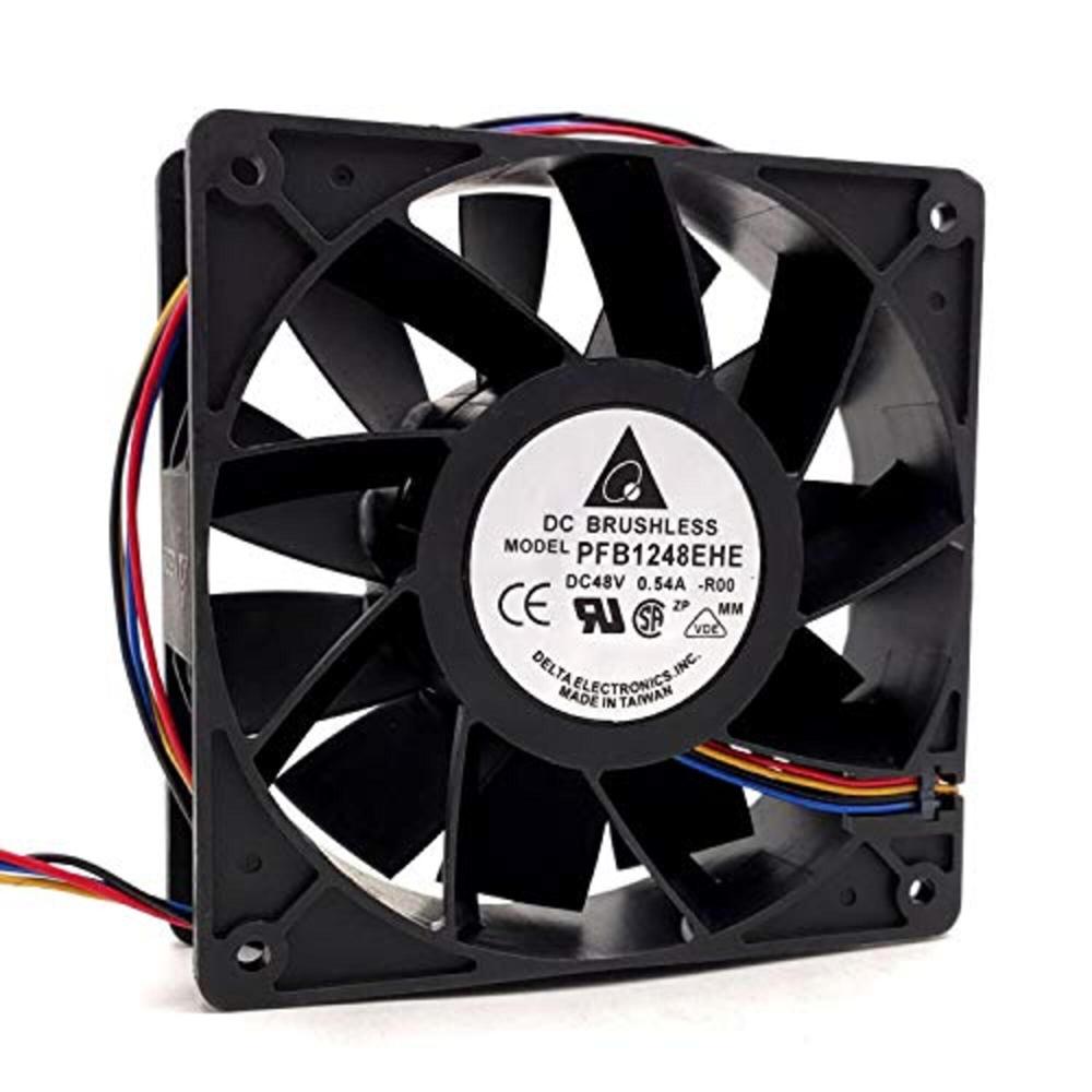 DELTA PFB1248EHE 48V DC 0.54A 12038mm Ball Bearing Industrial Inverter Axial Cooling Fan