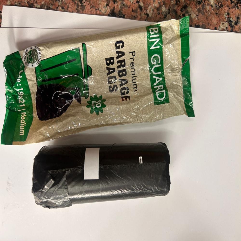 Black Garbage Bag - Plastic