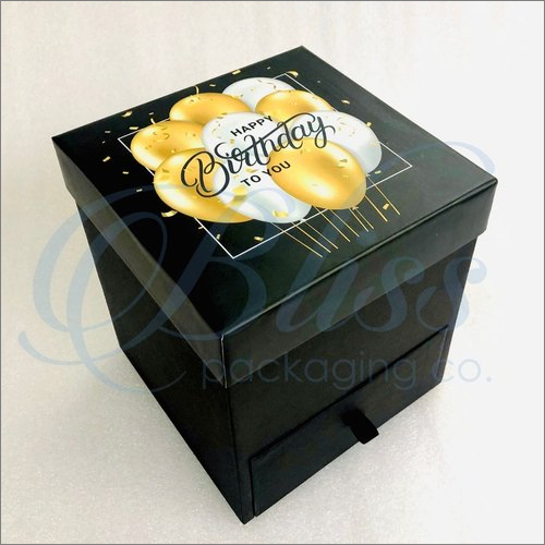 Cardboard Printed Birthday Gift Box