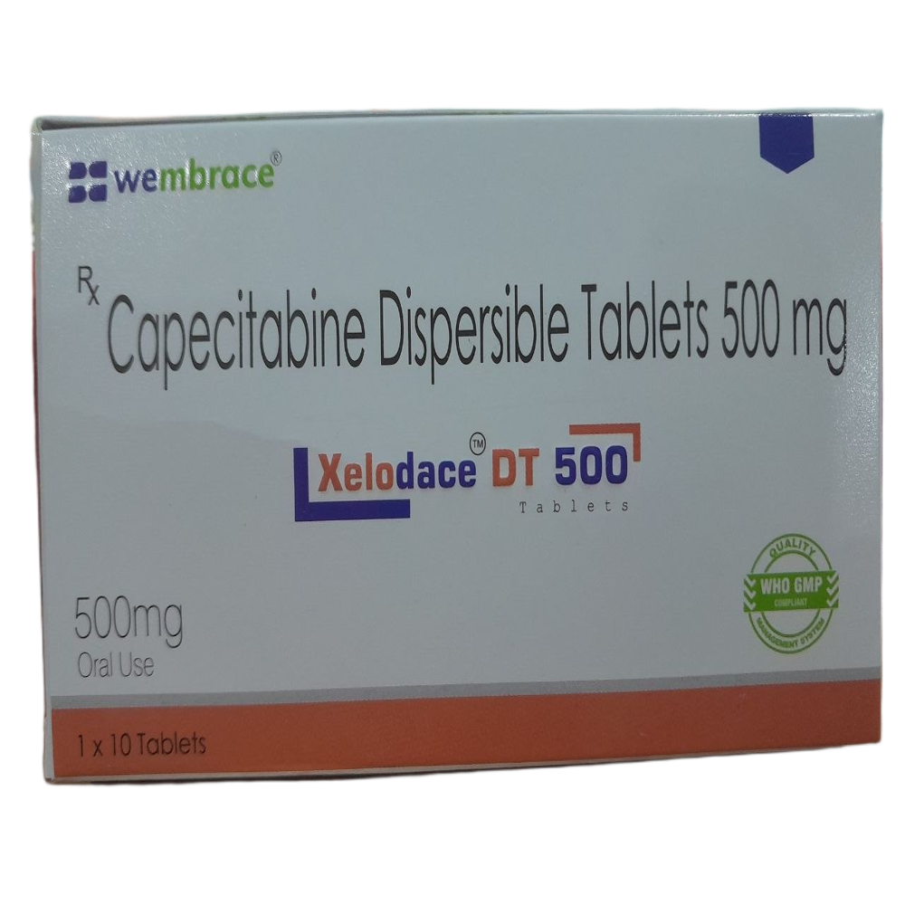 Xelodace Dt 500mg - Capecitabine Dispersible Tablets