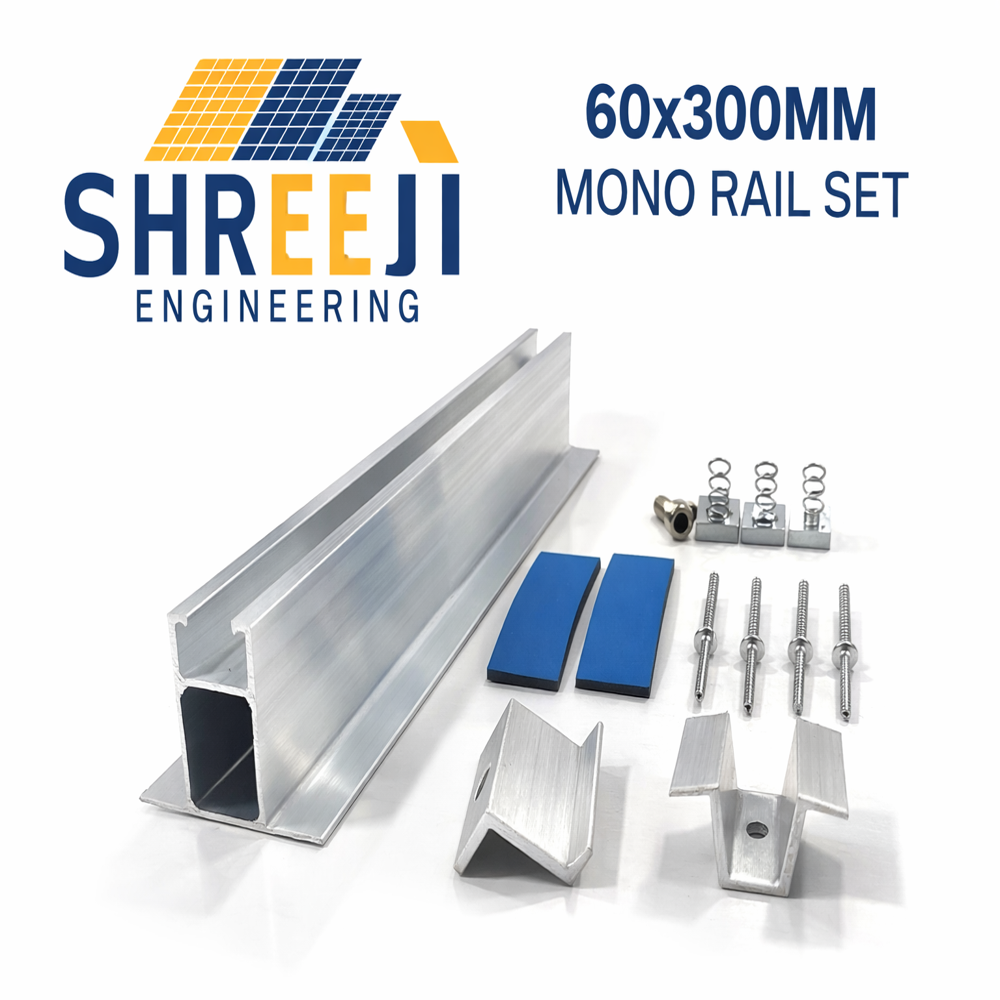 60x300mm Mono Rail Structure - Color: Silver