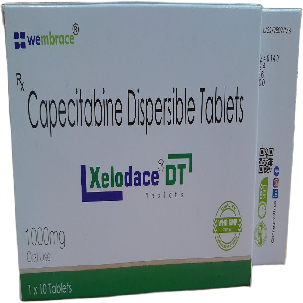 Xelodace Dt 1000mg - Capecitabine Dispersible Tablets