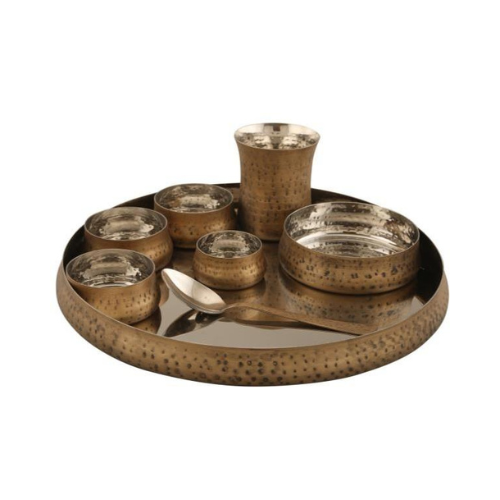 steel bhojan thali