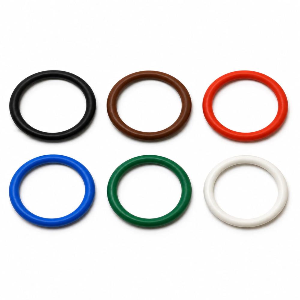 Rubber O Ring All Sizes - Silicon Material, Standard Size, Black Color | Round Shape For Industrial Applications