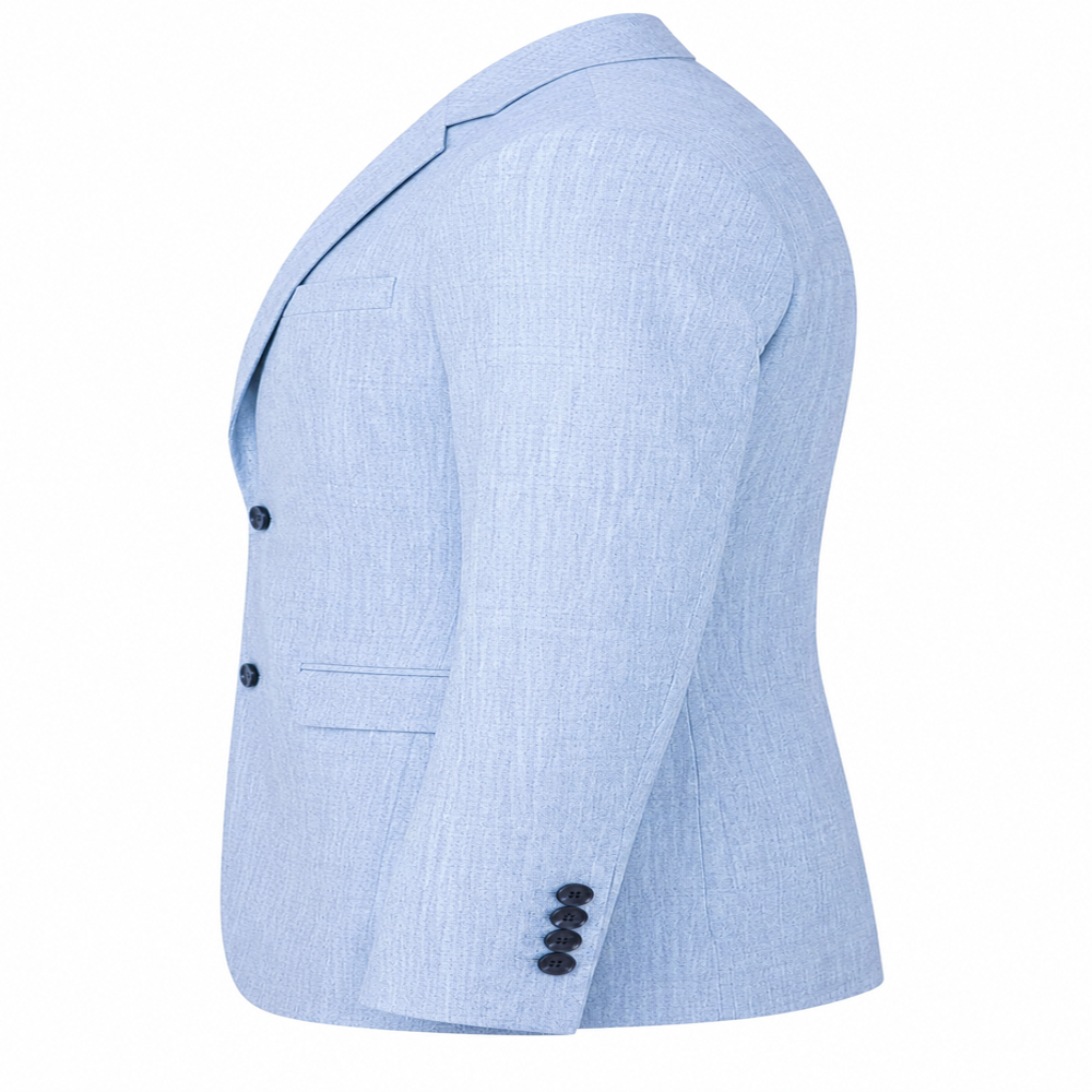 Men's Light Blue Casual Blazer