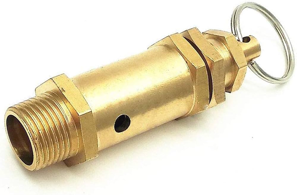 Brass Pressure Relief Valve - Application: Air Compressure