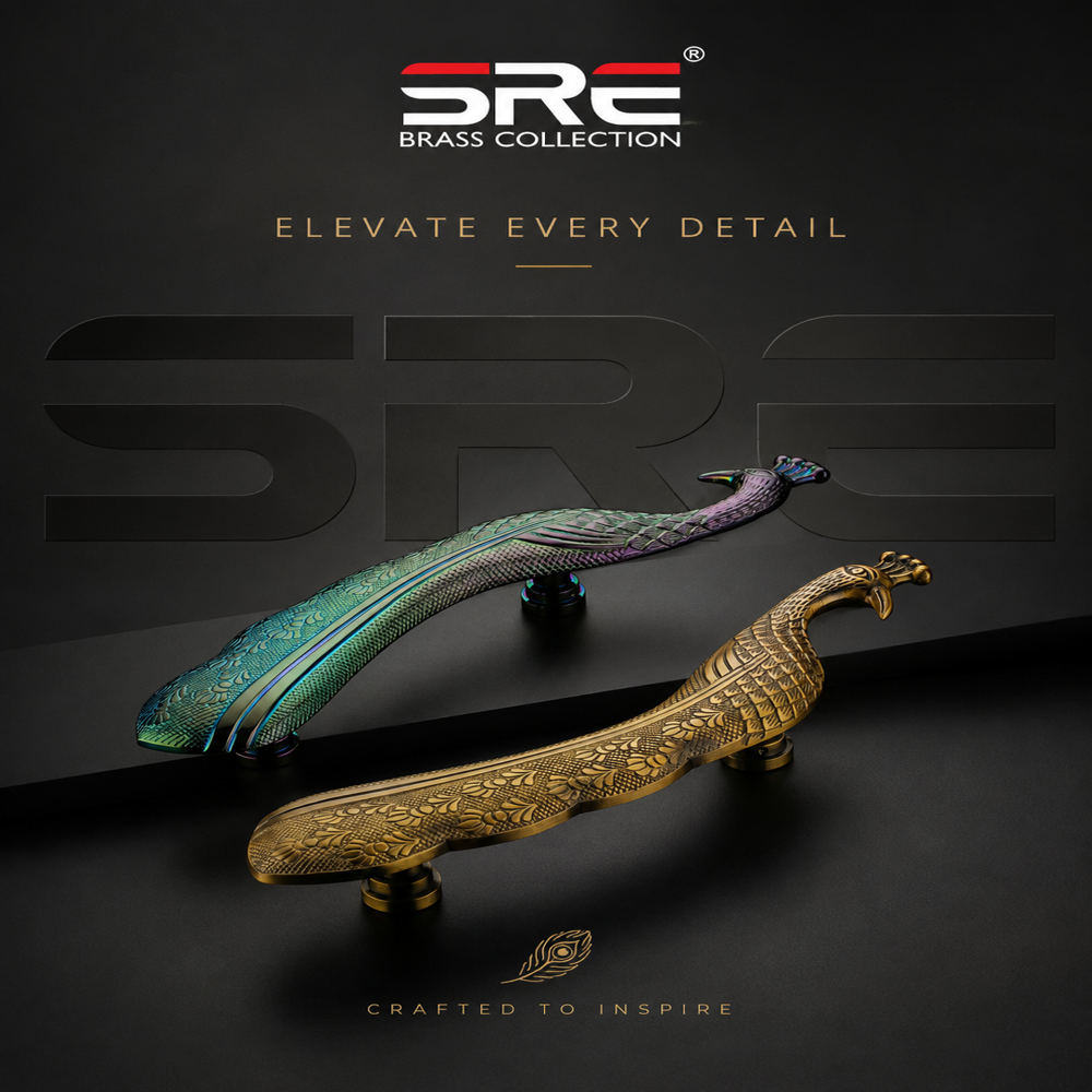 Brass Glass Door Handle
