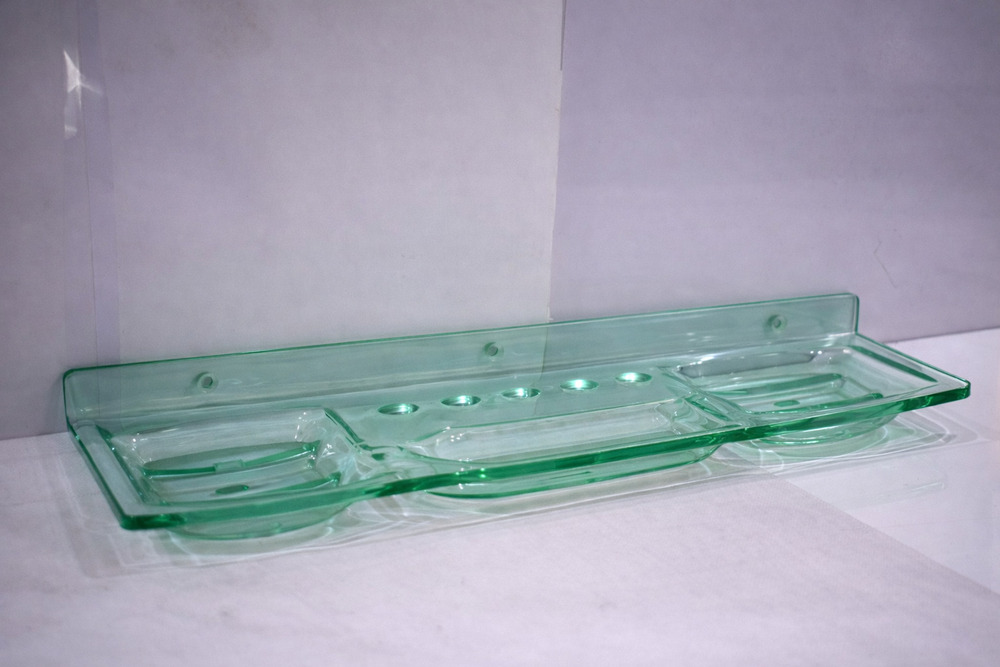 Deluxe Soap Dish Glassy Look