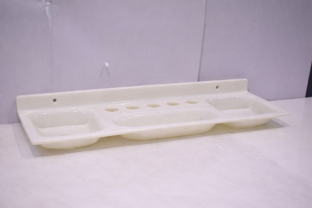 Deluxe Soap Dish White Finish