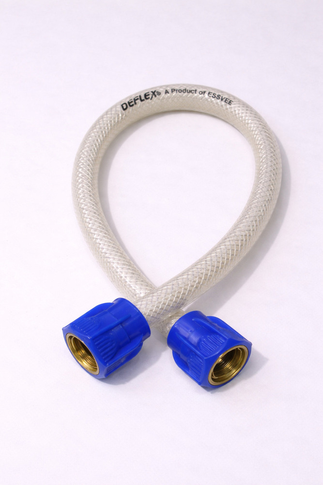 Silky Cream Connection Pipe with Die-Coated Brass Nut