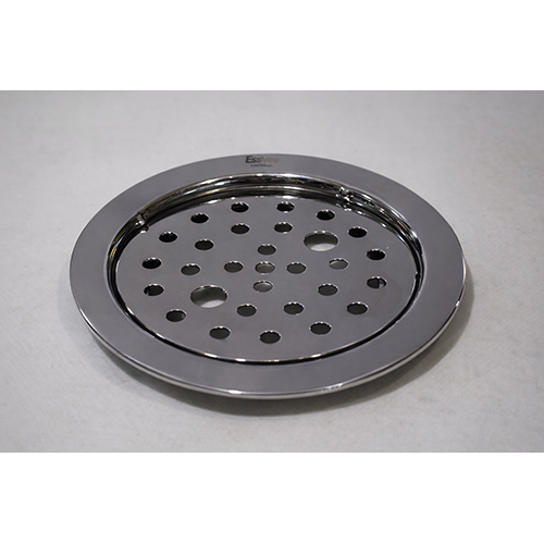Round Lock Bidding Jali Plain (Glossy) SS304