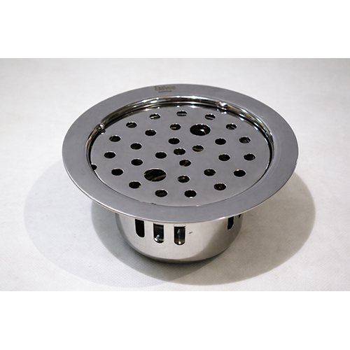 Round Lock Bidding Jali Plain with ACC (Glossy) SS304
