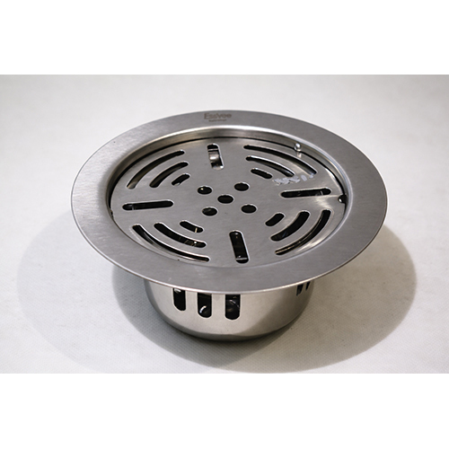 Round Lock Slice Jali Plain with ACC (Matt) SS304