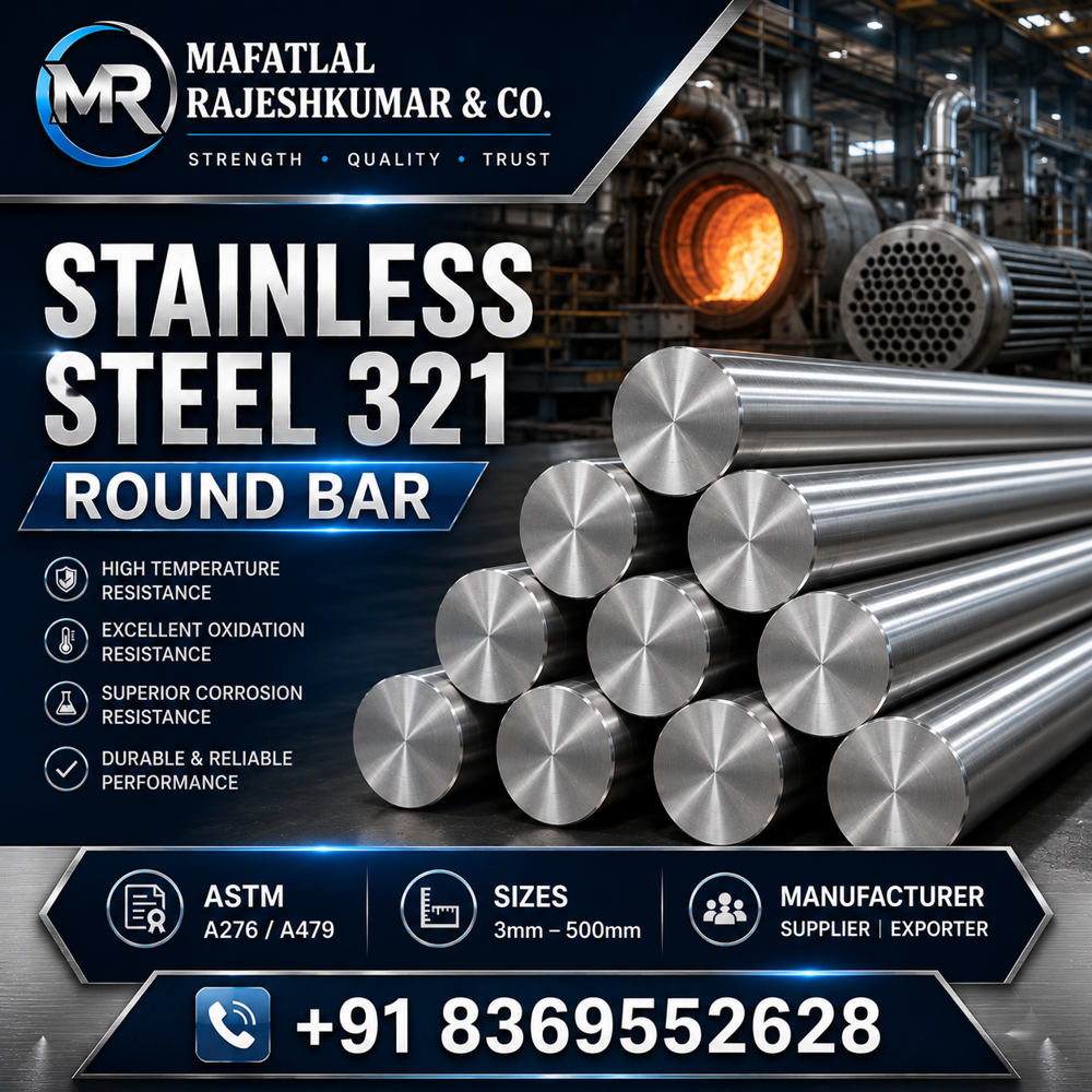 Stainless Steel 321 Round Bar Manufacturer, Supplier & Exporter