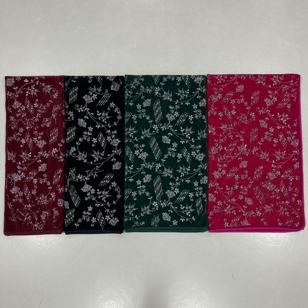 Velvet With Jarkan and Mirror Work Stoles