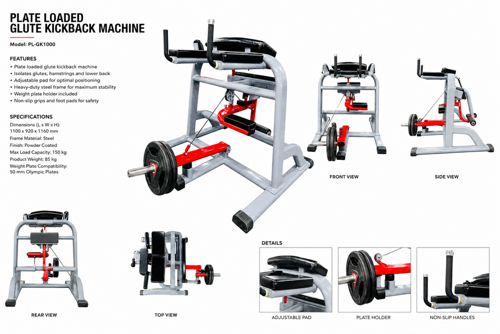 Leg Curl Machine - Cable Length: Pre-configured By Design