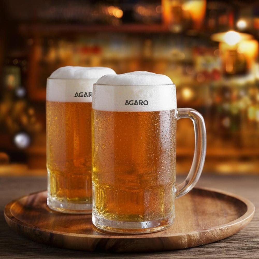 AGARO Elegant B Mug Set of 2