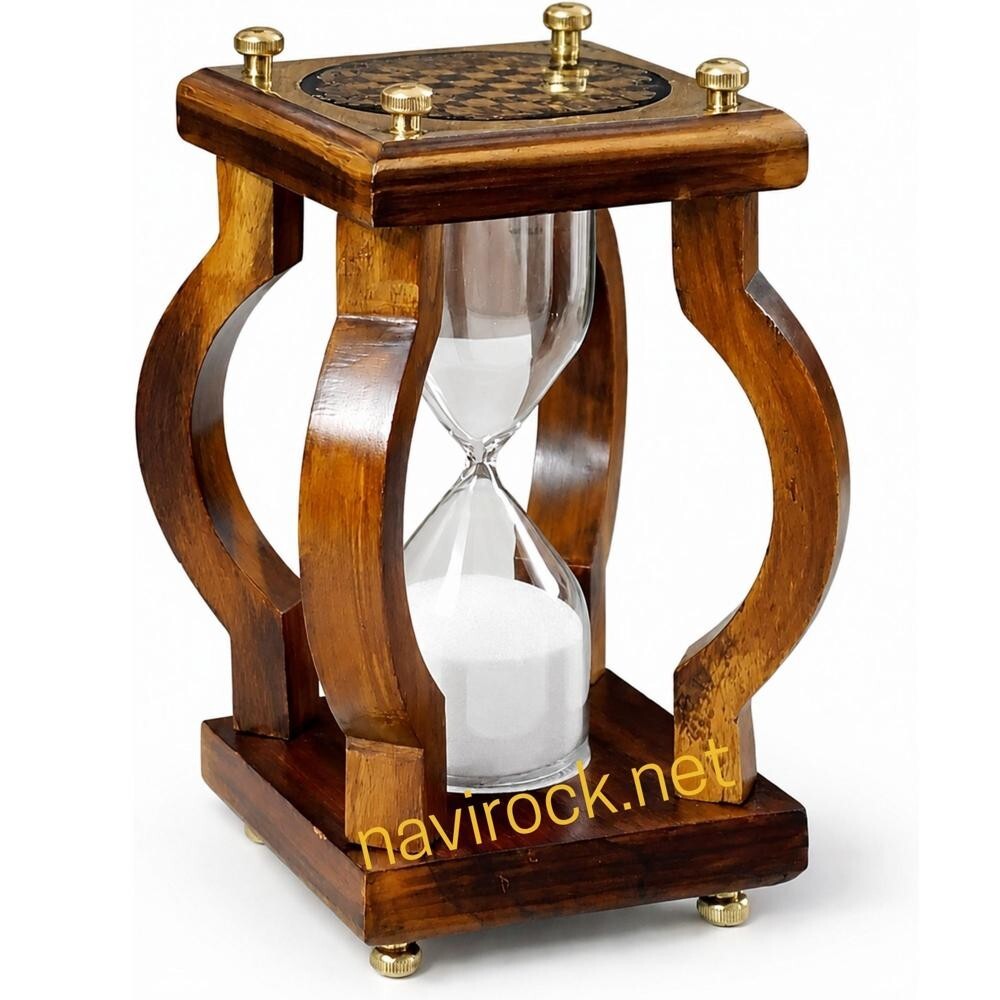 Wooden antique sandtimer 5 Minute Hourglass Decorative Desk And Home Decor