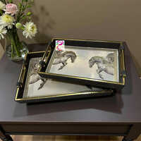 Leather Tray Set