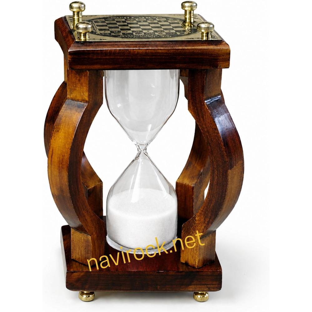 Wooden antique sandtimer 5 Minute Hourglass Decorative Desk And Home Decor
